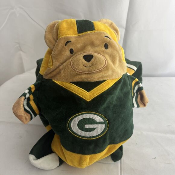 2T Wisconsin, Green Bay 2-in-1 Transforming Full-Zip Hoodie & Soft Plushie - Picture 9 of 9